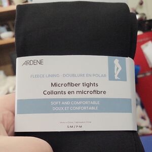 Ardene Black Microfiber Tights